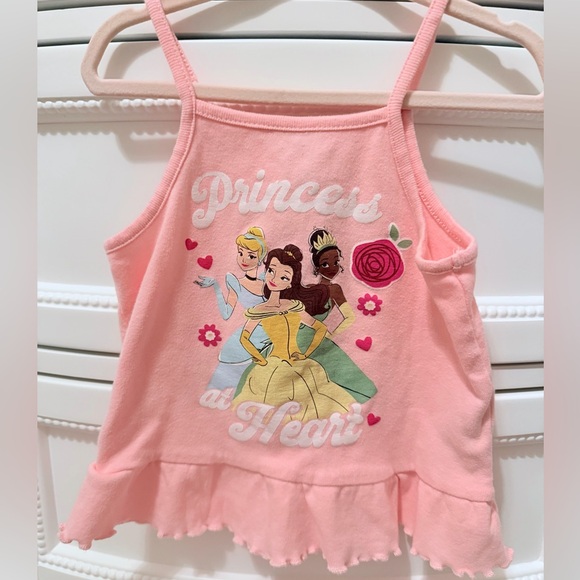 2T Disney Princess Tank Top and Pants Set - Picture 2 of 5